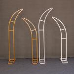 Door Artificial Flower Arch Arrangements Wedding Decoration Backdrop Cowhorn