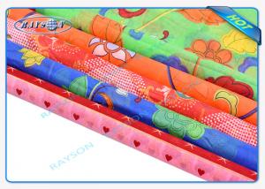 Wholesale Multi - Color Printing Embossed Spunbond Non Woven Fabric Anti - Bacterial For Mattress Fabric from china suppliers