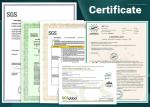 Stain Resistant 5mm Rigid Core Vinyl SPC Flooring 230x1220mm EP No Formaldehyde