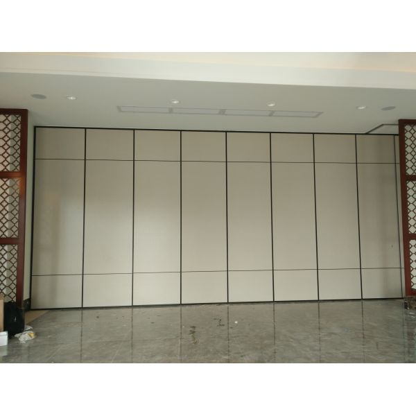 Interior Soundproof Aluminium Hotel Movable Partition Walls with Sliding Door Roller