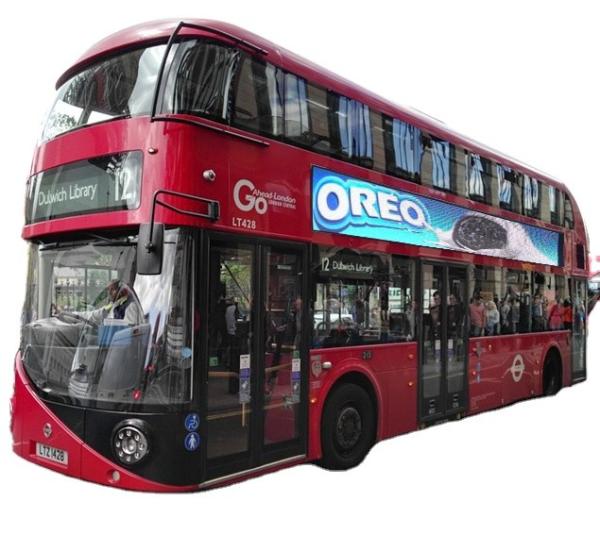 Outdoor Bus Waterproof LED Advertising Billboards Full Color P5 Full Color Front