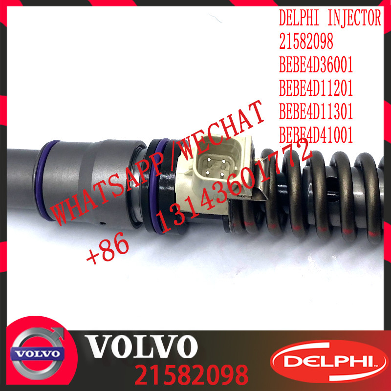 Diesel Engine Fuel injector 21582098 BEBE4D36001 BEBE4D11201 BEBE4D11301 E3.18 for V-O-L-V (RENAULT) MD9 3503