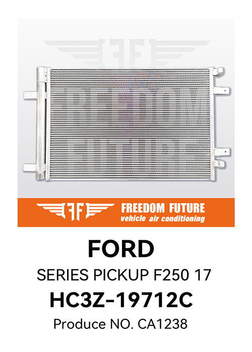 AC Condenser HC3Z-19712C Fits 17-22 Ford-F-250 350 450 550 Pickup