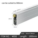 Automatic Drop Down Acoustic Door Bottom Seal Reduce Friction Fully Cover Rubber