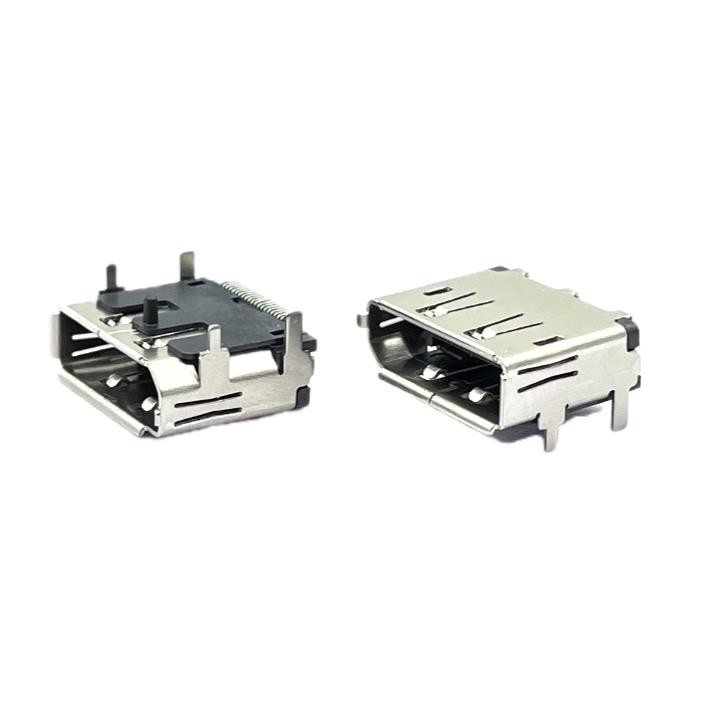 20P Displayport USB Socket Connection Micro USB Socket Female LCP Solder Plating 40V