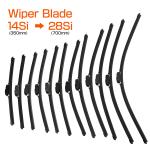Auto Parts 24 inch Rubber Wiper Blade for Flat Windscreen 09195371 28890-00Q1C