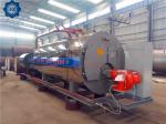 1 Ton/H Horizontal Oil Or Gas Fired Steam Boiler For Hospital, School