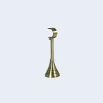 Aluminum Oval-Shaped Finial Anti-Brass Color 3m Iron Pole Curtain Rod With
