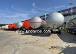 Q235 Carbon Steel Fuel Tank Semi Trailer With One Compartment For Bulk Transport