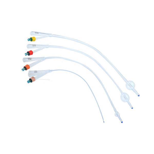 2 Ways 16 Fr 24Fr Silicone Rubber Latex Foley Catheter Medical Tube Balloon CE