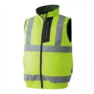 Wholesale Fluorescent Reflective Fan Cooling Vest Double Fan Hi Vis Shirts from china suppliers