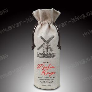 Wholesale SGS Drawstring Cotton Cloth Wine Gift Bags For Liquor from china suppliers