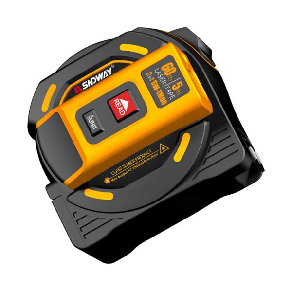 2 In 1 Laser Distance Meter , 130ft / 40m Digital Laser Tape Measure For Construction