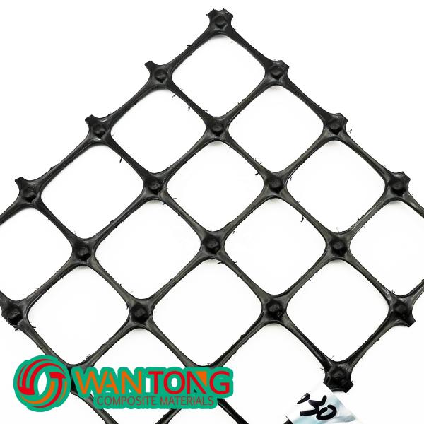 PP Biaxial Geogrid 40kn for Road Reinforcement Elite Sale Black Training Road