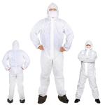 1 Or 2 Ways Zip PP Non Woven Coverall Medical Disposable Polypropylene Coveralls