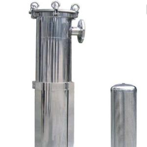 Wholesale 1&quot; FNPT In/Out Industrial Strength Stainless Steel Filter Bag Housing for Farms 62 KG from china suppliers