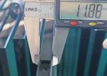 12mm Polished Edge Balustrade Tempered Glass Panels Shock Resistance