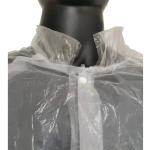 wholesale polyethylene lab coat disposable Plastic Visitor coat/Pe Lab Coat