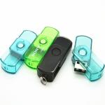 Transparent Case Twist USB Drive 2.0 3.0 256GB memory stick ROSH approved