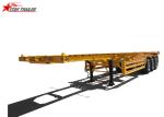2 Axles 20feet 40feet Skeletal Semi Trailer Driving Safety And Functionality