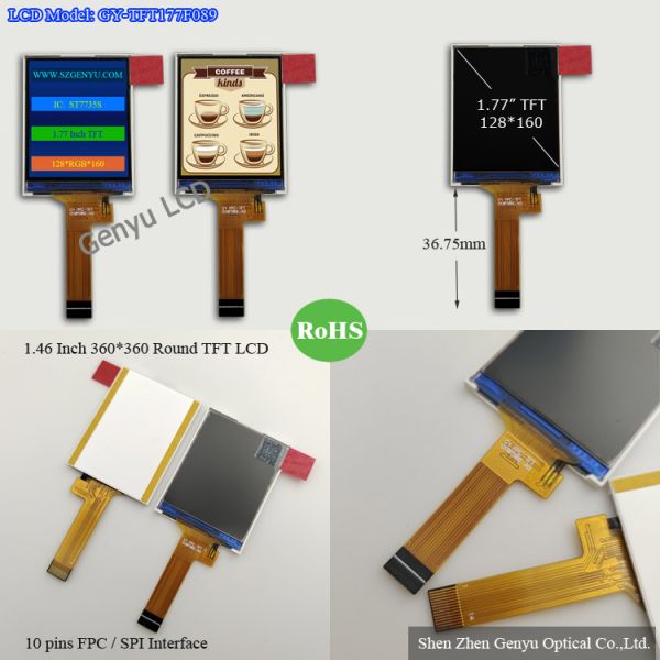 1.77 inch TFT LCD Display 128x160 SPI ST7735 14PIN
