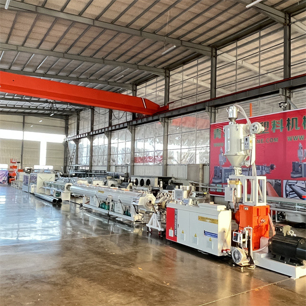 manufacturer PE 110-315mm PE pipe line pp pipe extrusion line SJ75/38 extruder