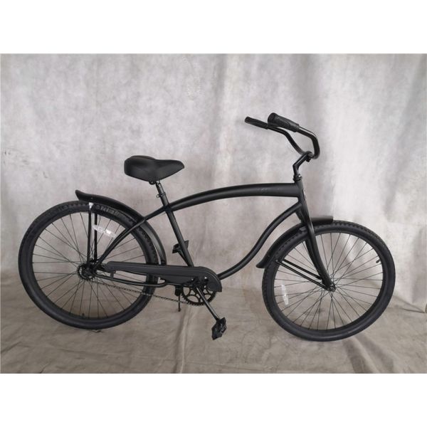 1.8m Length KMC Chain 26 White Wall Men's Bicycle Wheels for Custom Beach Cruiser Bike