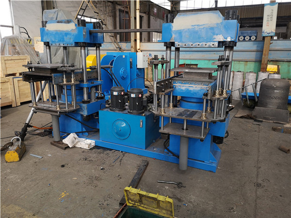 Double Set Rubber Vulcanizing Press Machine PLC Control Rubber Vulcanizer