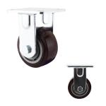 PU 4 Inch Replacement 440LBS PP Core Heavy Duty Rigid Casters
