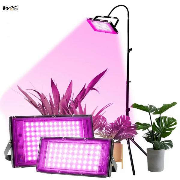 Seed Starting 50W Full Spectrum Plant Lamp with Stand LED Standing Floor Grow