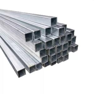 Wholesale 5.8-12m GI Steel Square Pipe Plain Square Rhs Steel Structure Building Material from china suppliers