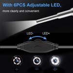 IP68 3.9mm Three In One Ear Endoscope Camera Otoscope 67 Degree