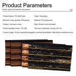 WPC Interior Decorative PS Wall Panel Water Proof Wall Cladding Indoor Easy