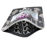 Child Proof Zipper Mylar Bags With Window Transparent Packaging Pouch