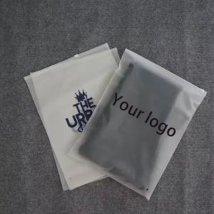 Wholesale Custom Printed Durable Frosted Zipper Bag For Shopping Packing With Logo from china suppliers