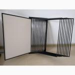 10 Panel Knock Down Swing Poster Frame Stand Wall Mounted 20 View Poster