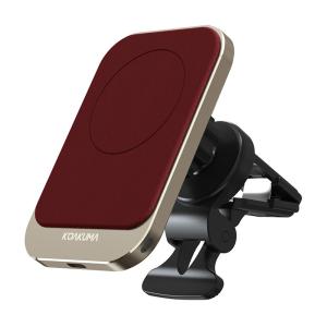 Wholesale Adjustable Wireless Magsafe Charger Car Air Vent Holder 9V 1.67A from china suppliers