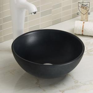 Wholesale Painted Matt Color Vanity Bathroom Top Mount Basin Laboratory Round Ceramic Sink from china suppliers