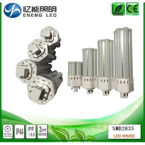 high lumen 360 degree 8W G24Q GX24 led pl light 120LM/W G24Q led corn light with 2835 led replace HPS MHL ac85-265V