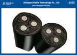 3 core Aluminum Medium Voltage Power Cables 11kv STA Armored Power Cable 3x95mm2