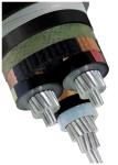 Professional SQMM Steel Tape Armoured Cable 3 Core Customized YJLV22 3x300