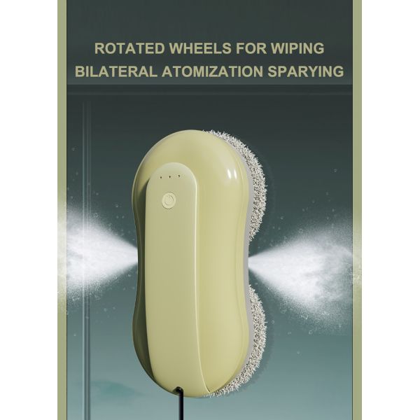 CE RoHS Certified Glass Cleaning Robot for Home One Button Start Charging Time 4 Hours