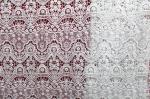 100% Polyester Chemical embroidery lace fabric for lady's dresses and Garment