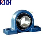 Single Row Pillow Ball Bearing , Tractor Locking Collar Bearing UCP205 Type