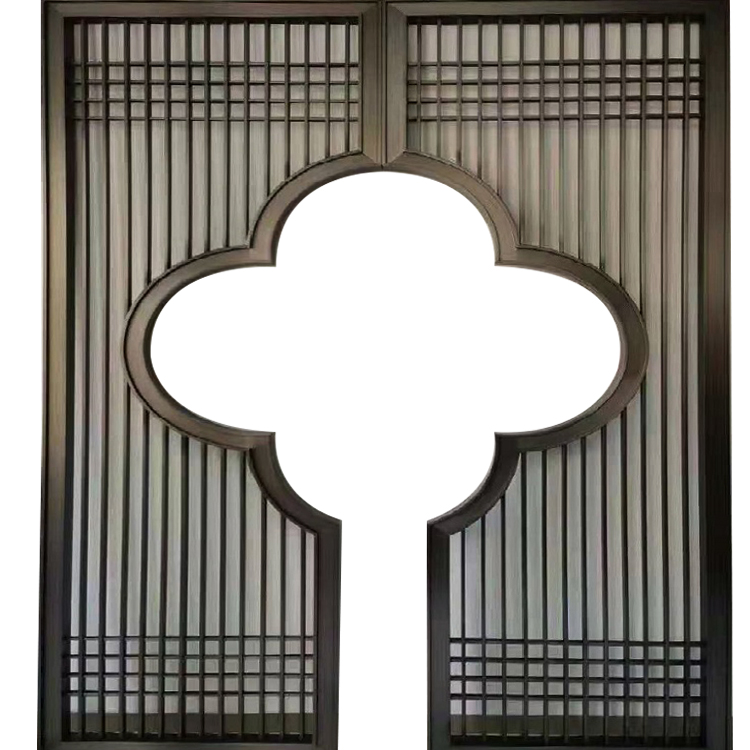 Decorative sectional metal room dividers oriental chinoiserie screens