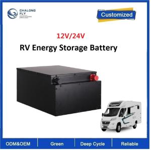 Wholesale CLF Lithium Iron Phosphate Rechargeable LiFePO4 Battery Pack 100Ah 200Ah 300Ah 400Ah 12V 24V For RV Camper Boat from china suppliers