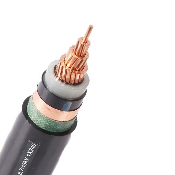 High Voltage PVC Insulated Copper Conductor Power Cable with PVC Jacketed