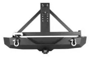 Wholesale 07-16 Wrangler JK Textured Black Heavy Duty Rock Crawler Rear Bumper with Tire Carrier from china suppliers