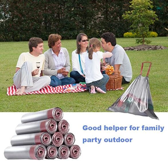 Drawstring ECO-Friendly High Quality Compostable Towel Packing Bags Customized Design, T Shirt Compostable Plastic Bag