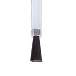 Black And White Nail Polish Brush Arc Shaped Nylon Material